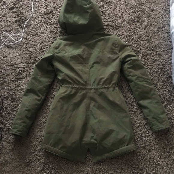 Hollister - Women’s Green Sherpa Lined Jacket - XS - Picture 4 of 7